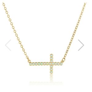 Melinda Maria Cross Chocker Necklace